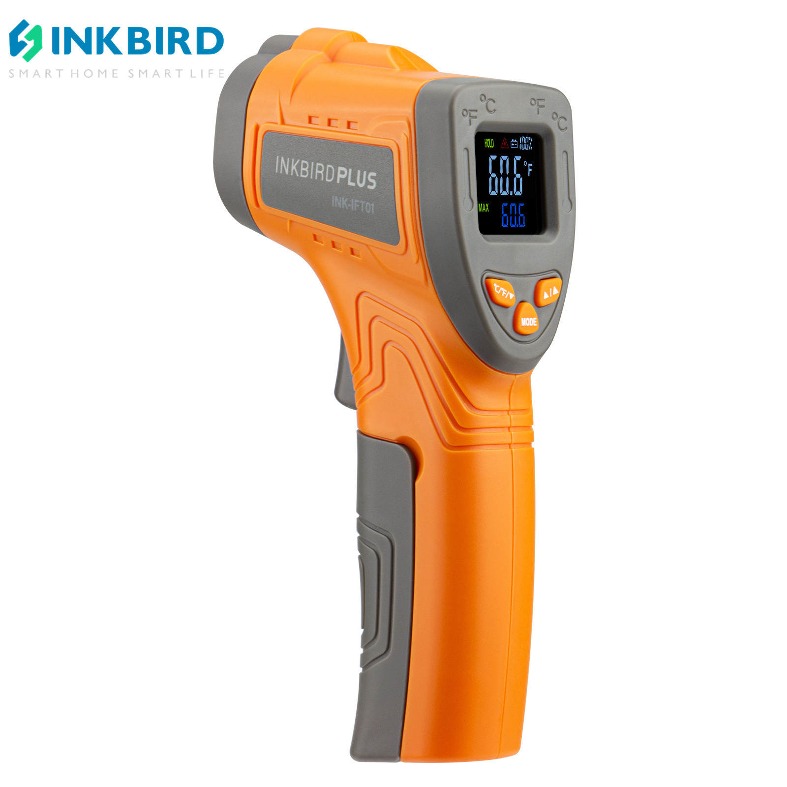 Industrial Laser Temperature Sensor - Inkbird Laser Infrared Thermometer INK-IFT01 Non-Contact