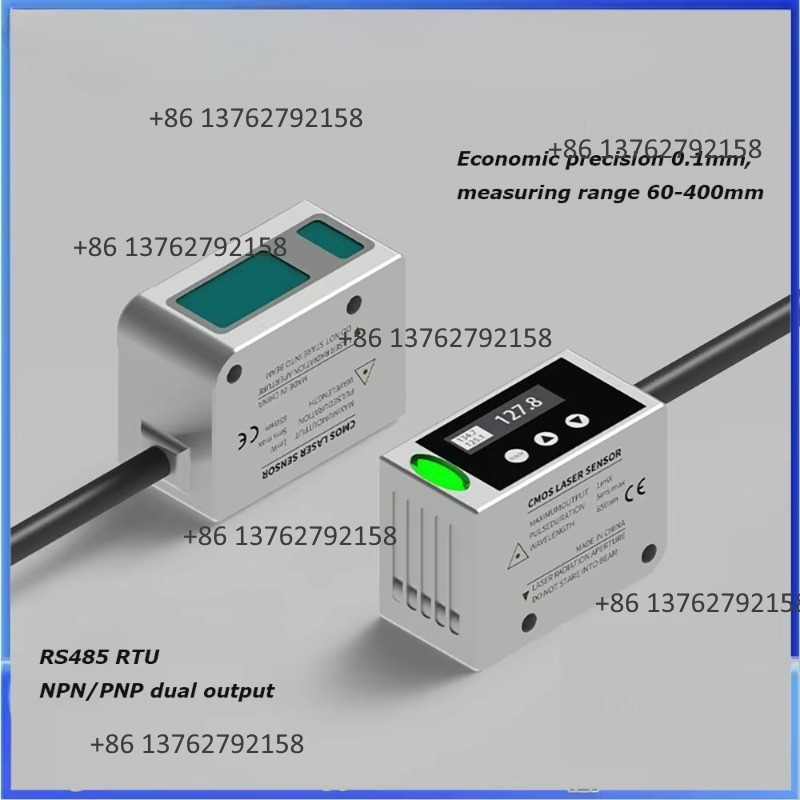 Industrial Laser Displacement Sensor - 0.1mm Accuracy Non-Contact Laser Displacement Sensor
