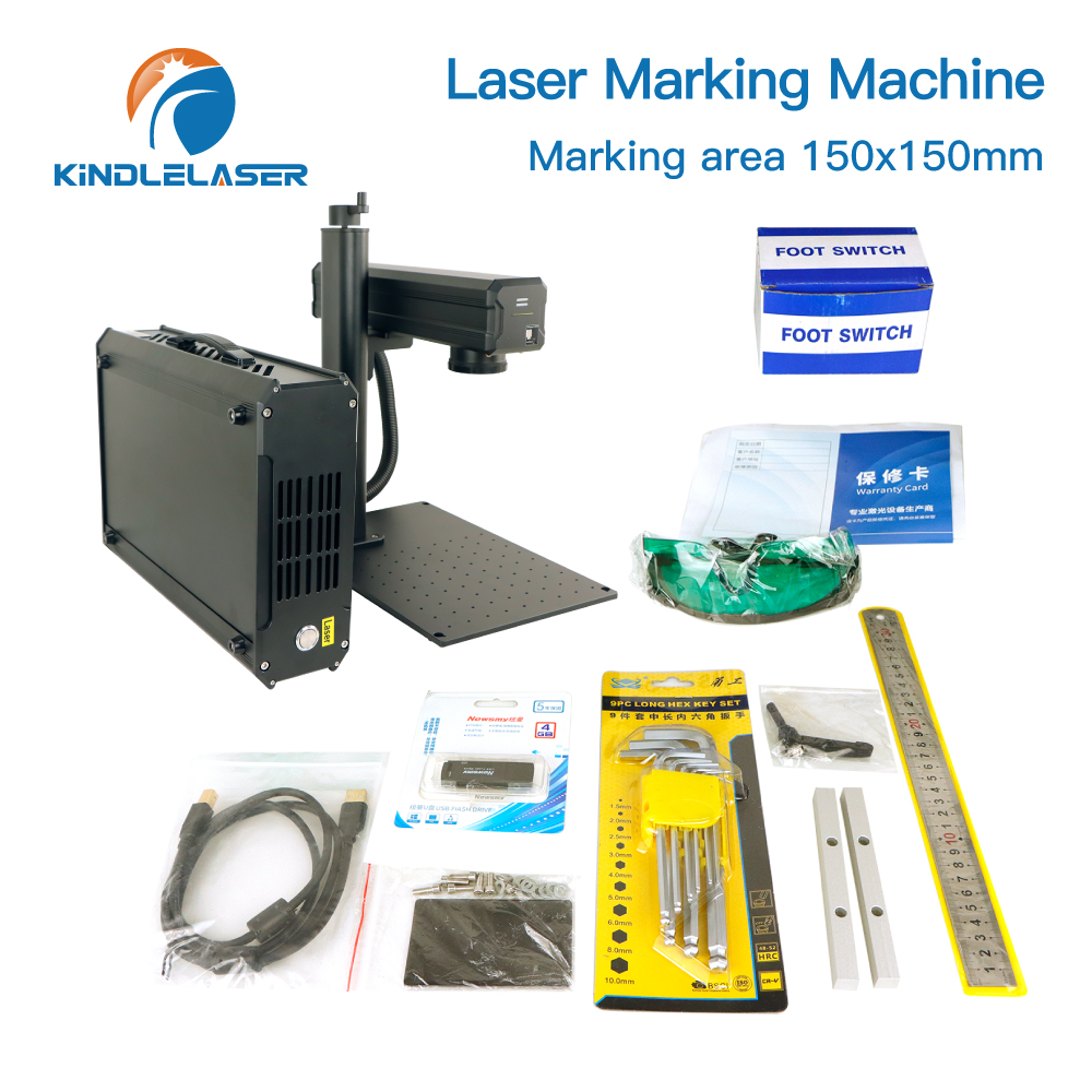 Industrial Laser Engraving Machine For Metal - Kindlelaser S5 20W 30W Fiber Laser