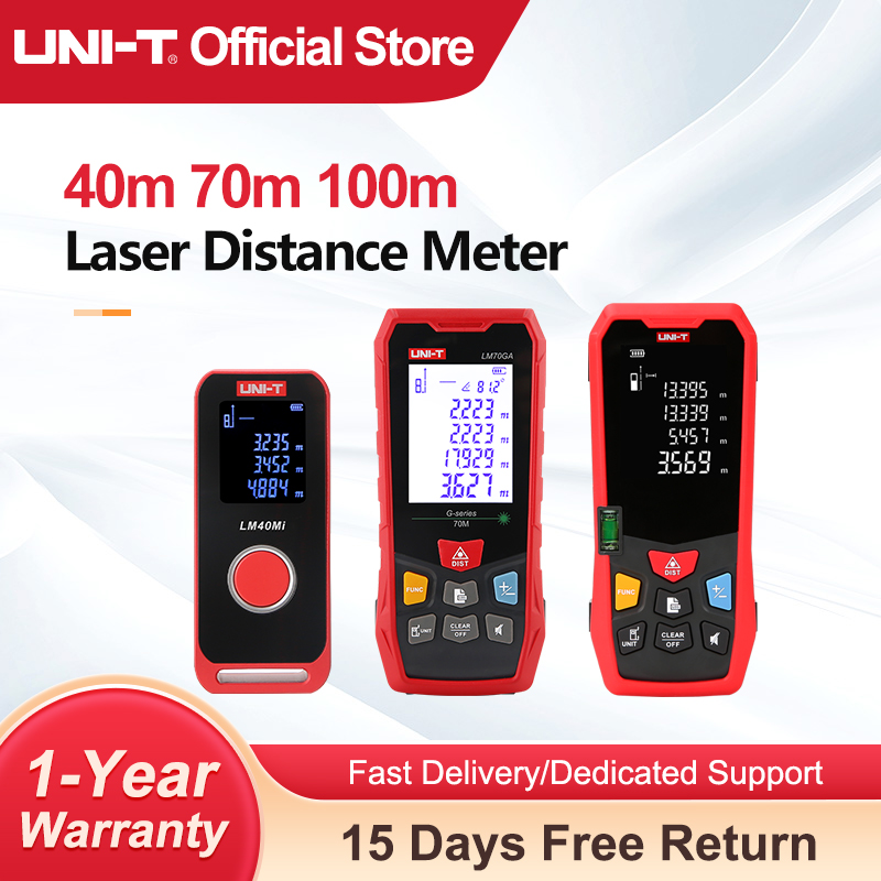 Industrial Laser Rangefinder - UNI-T Laser Rangefinder 40m 60m 70m