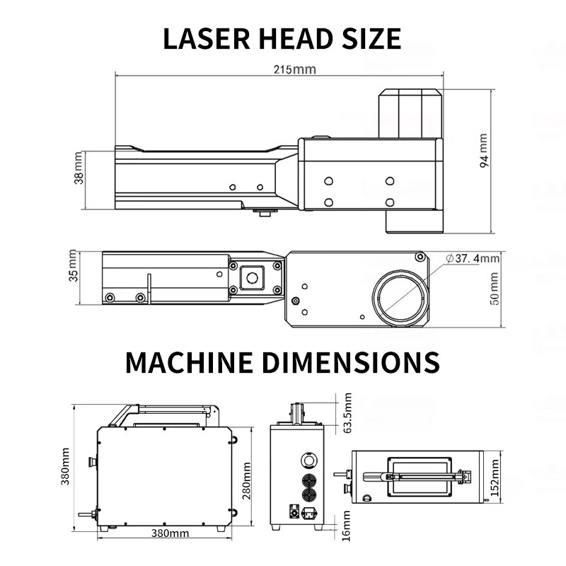 Backpack Portable Type Handhel - огляд і ціна Industrial Laser Price