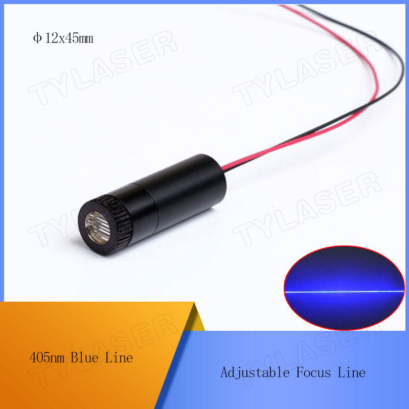 D12X45mm Focusable 405nm Blue  - огляд і ціна Industrial Laser Line Generator