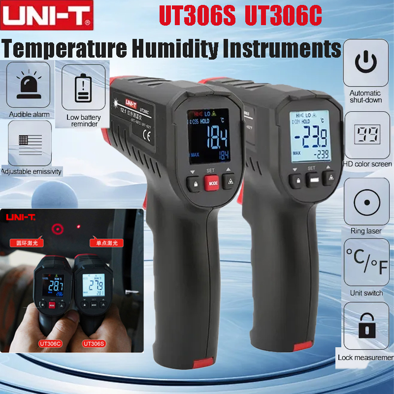 UNI-T UT306S UT306C Digital Th - огляд і ціна Industrial Laser Blaster
