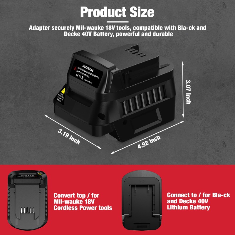 For Black&Decker 40V Batteries - огляд і ціна Black+Decker Tool Cordless