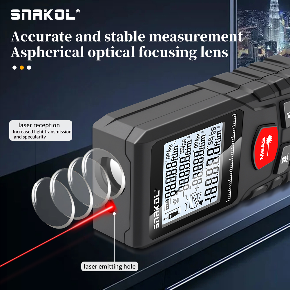 Snakol Laser Distance 50M/100M - огляд і ціна Industrial Laser Rangefinder
