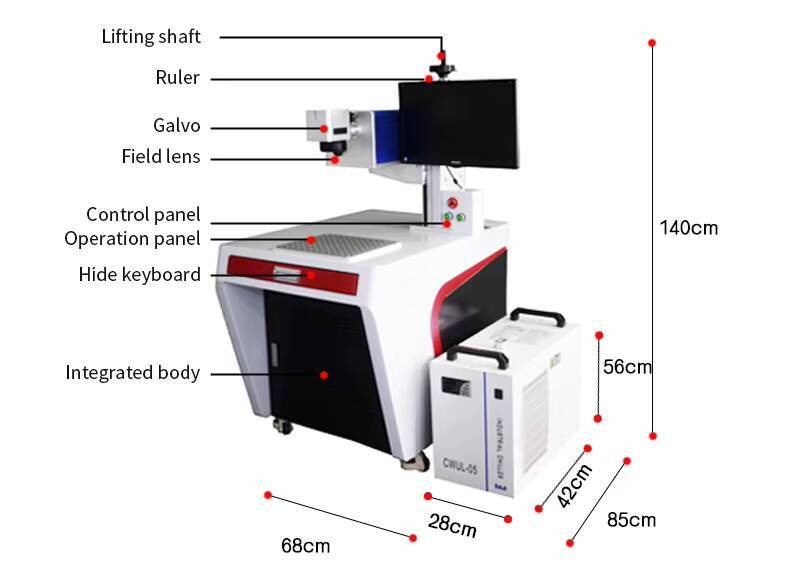 High Quality Fiber Marking Eng - огляд і ціна Industrial Laser Engraving Machine For Metal