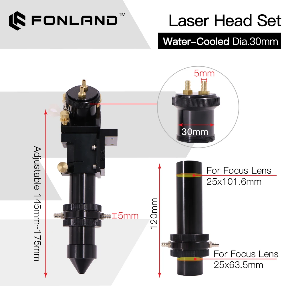 FONLAND Laser Head Interface M - огляд і ціна Co2 Laser Mirror