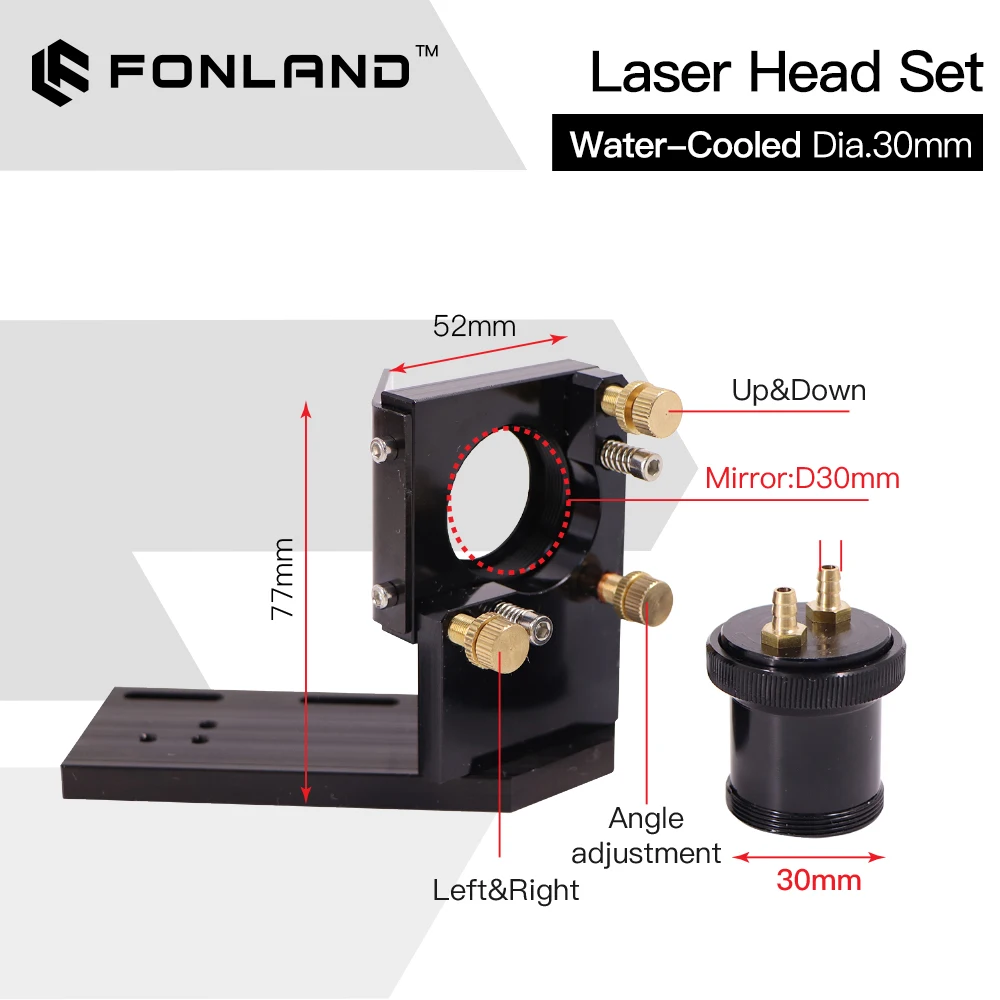 FONLAND Laser Head Interface M - огляд і ціна Co2 Laser Mirror