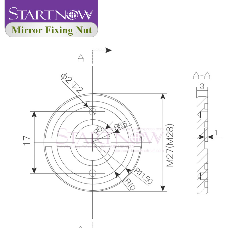 Startnow CO2 Laser Head Mirror - огляд і ціна Co2 Laser Mirror