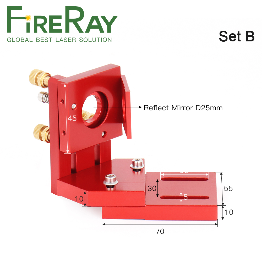 FireRay CO2 Laser Mount Reflec - огляд і ціна Co2 Laser Mirror