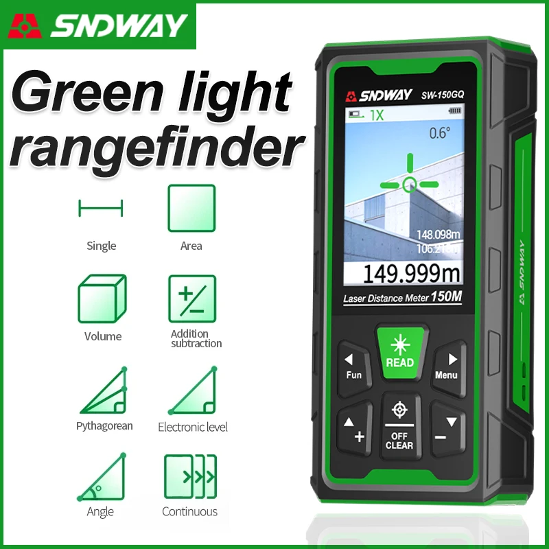 Green Laser Distance Meter Dig - огляд і ціна Industrial Laser Rangefinder