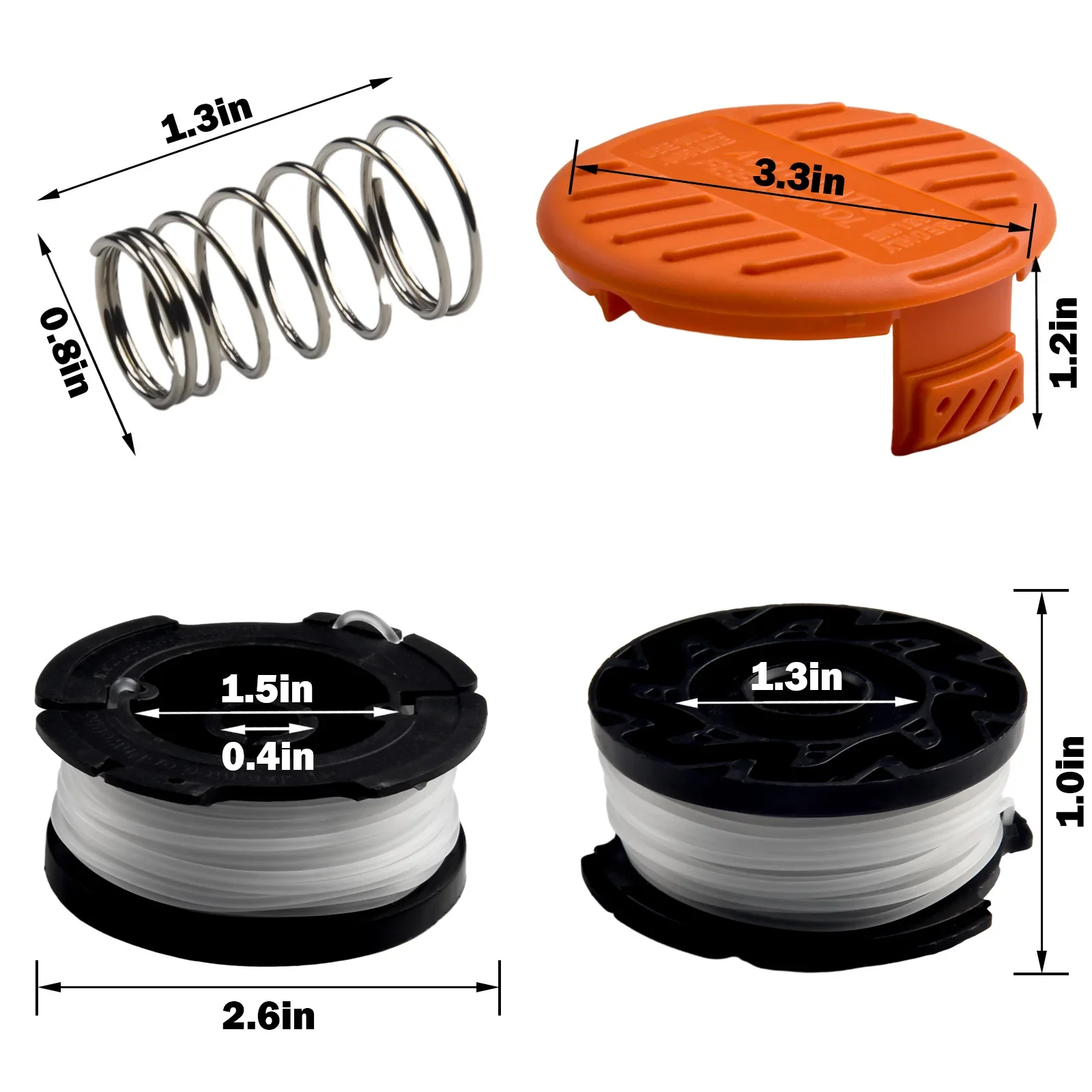 Trimmer Spool & Cap & Spring F - огляд і ціна Black+Decker Tool Cordless