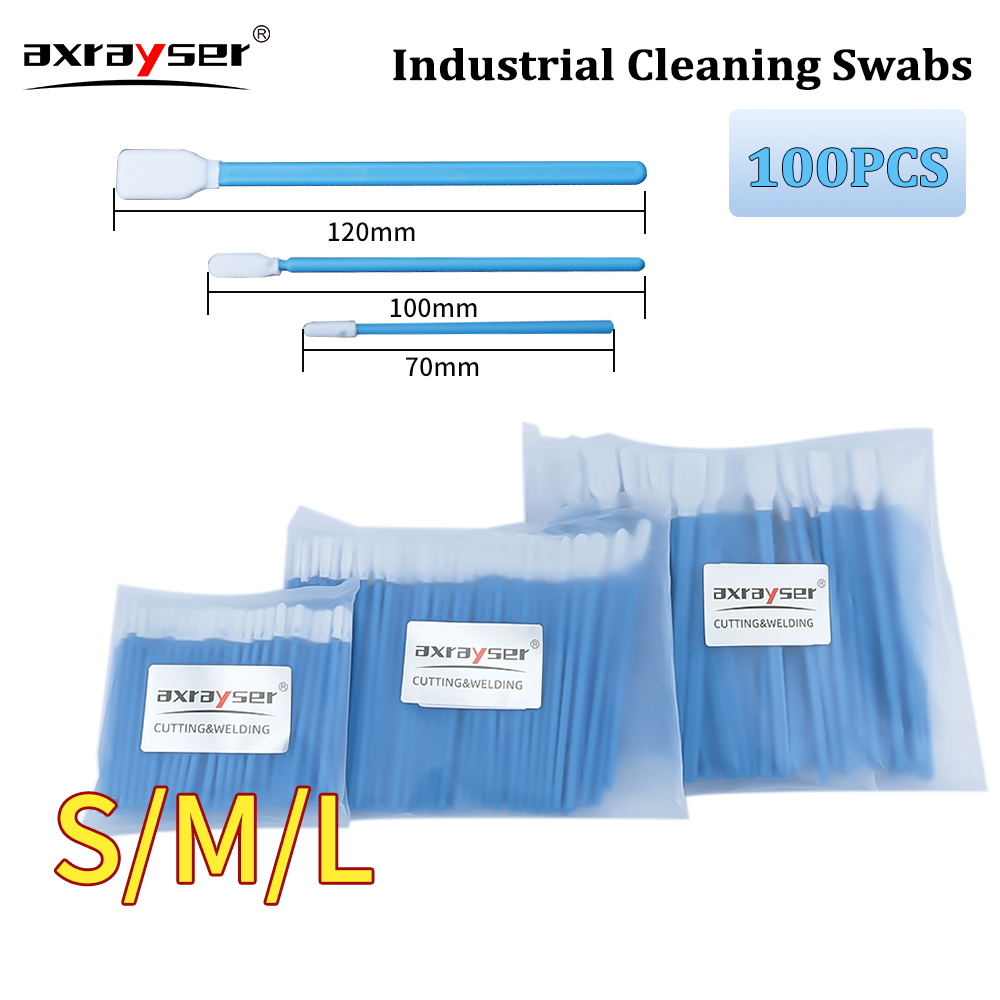 100PCS Cotton Swab Industrial  - огляд і ціна Industrial Laser For Cleaning