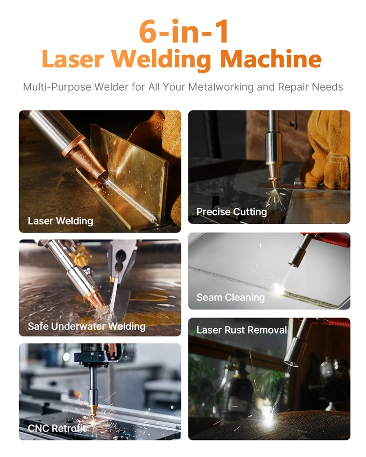 3 in 1 Weld Cut Clean 700W Ind - огляд і ціна Industrial Laser Welder