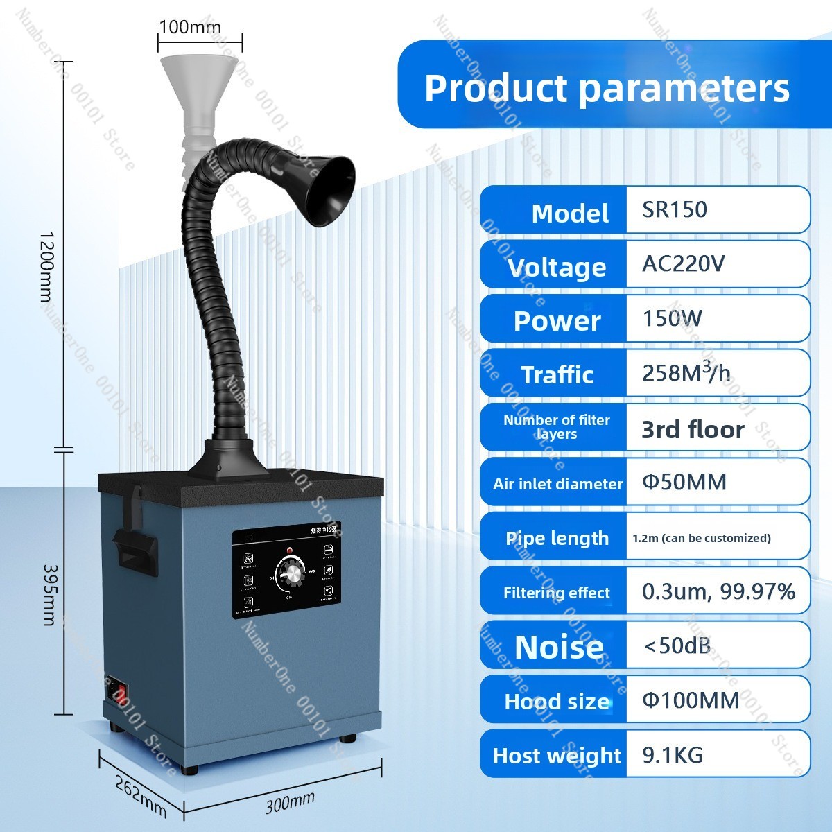 Industrial smoke purifier dust - огляд і ціна Industrial Laser Solder Iron