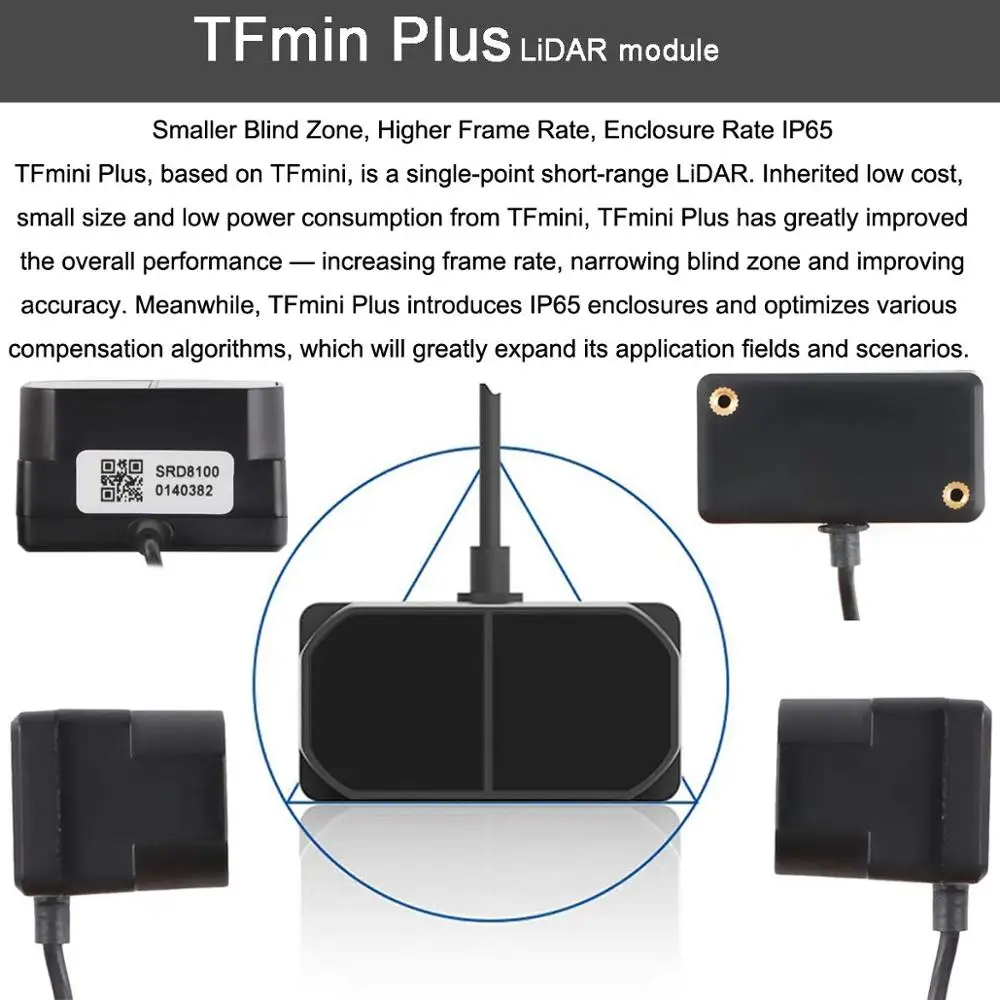 10PCS TFmini Plus Laser Lidar  - огляд і ціна Industrial Laser Rangefinder