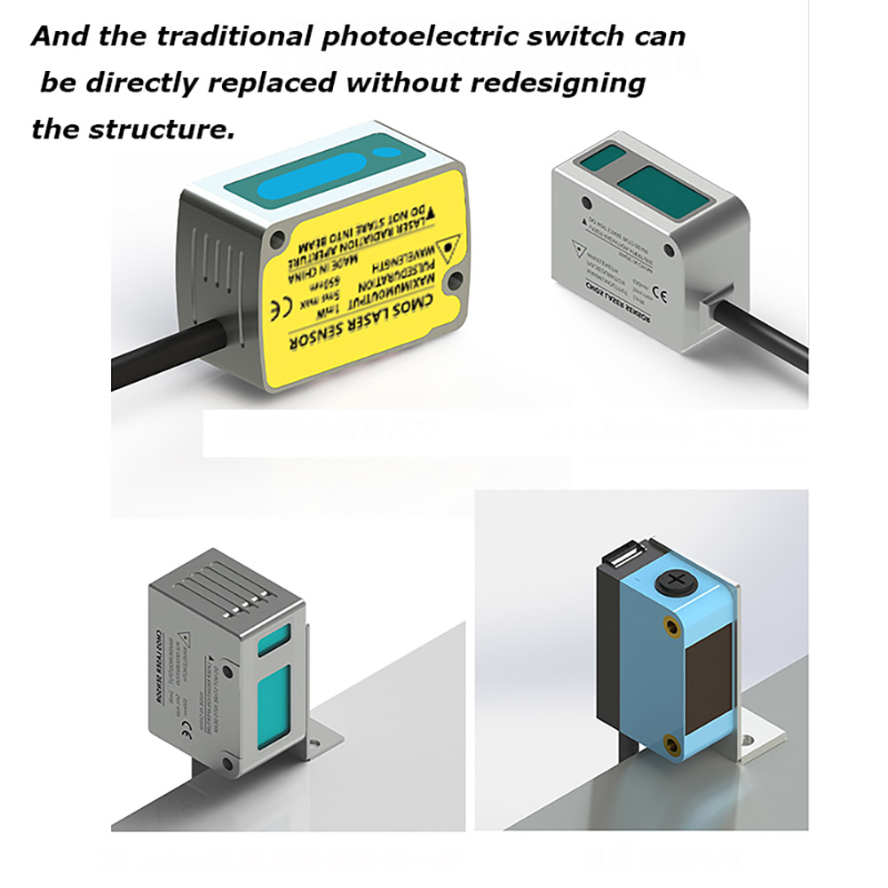 0.1mm Accuracy Non‑Contact Las - огляд і ціна Industrial Laser Displacement Sensor