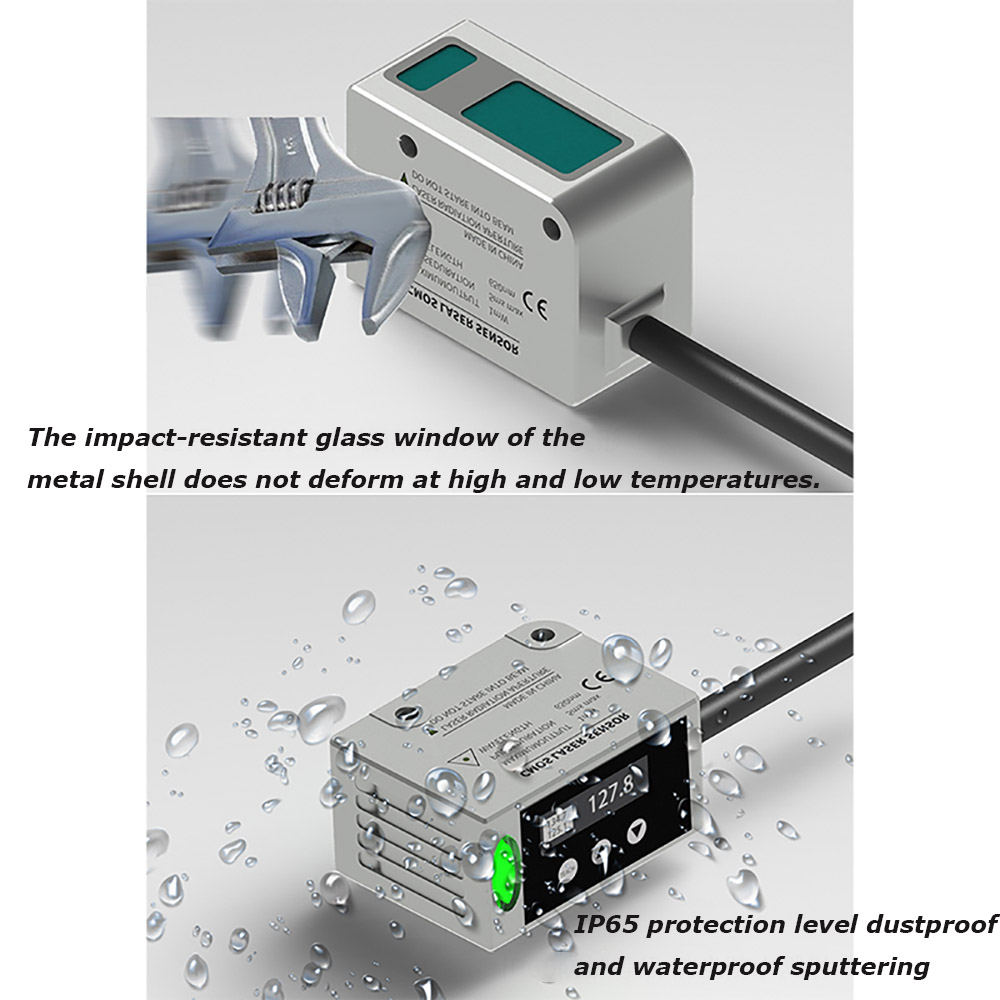 0.1mm Accuracy Non‑Contact Las - огляд і ціна Industrial Laser Displacement Sensor