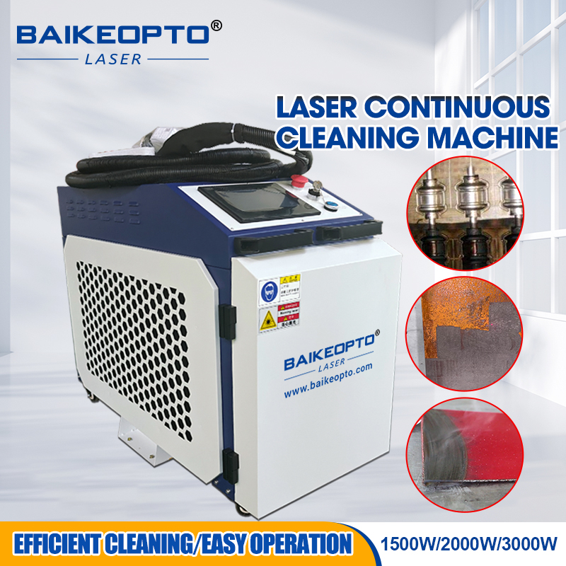 Continuous Fiber Laser Cleanin - огляд і ціна Industrial Laser Cleaning Equipment
